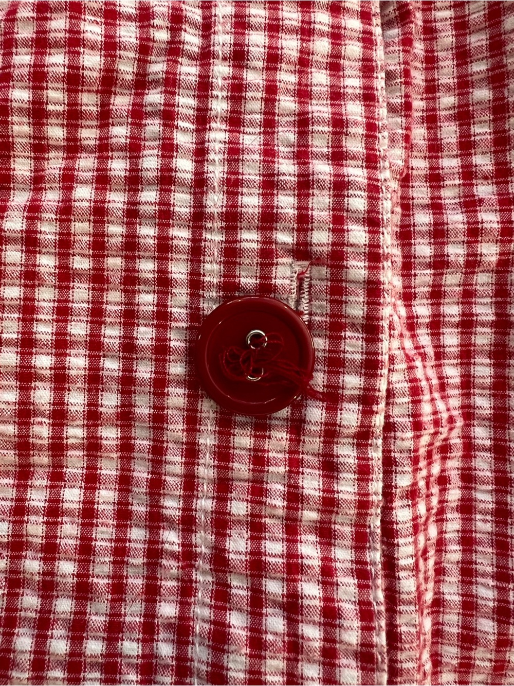 Draper’s & Damon’s Women's Red Gingham Jacket & Pants Set - Picture 13 of 13